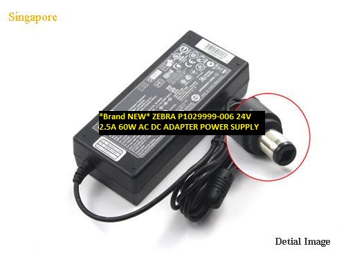 *Brand NEW* ZEBRA 60W AC DC ADAPTER 24V 2.5A P1029999-006 POWER SUPPLY *Brand NEW* ZEBRA 60W AC DC ADAPTER 24V 2.5A P1029999-006 POWER SUPPLY
